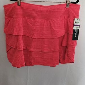 Ideology Pink Layered Skort